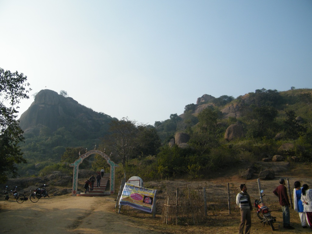 Starting of steps to Joy Chandi Temple